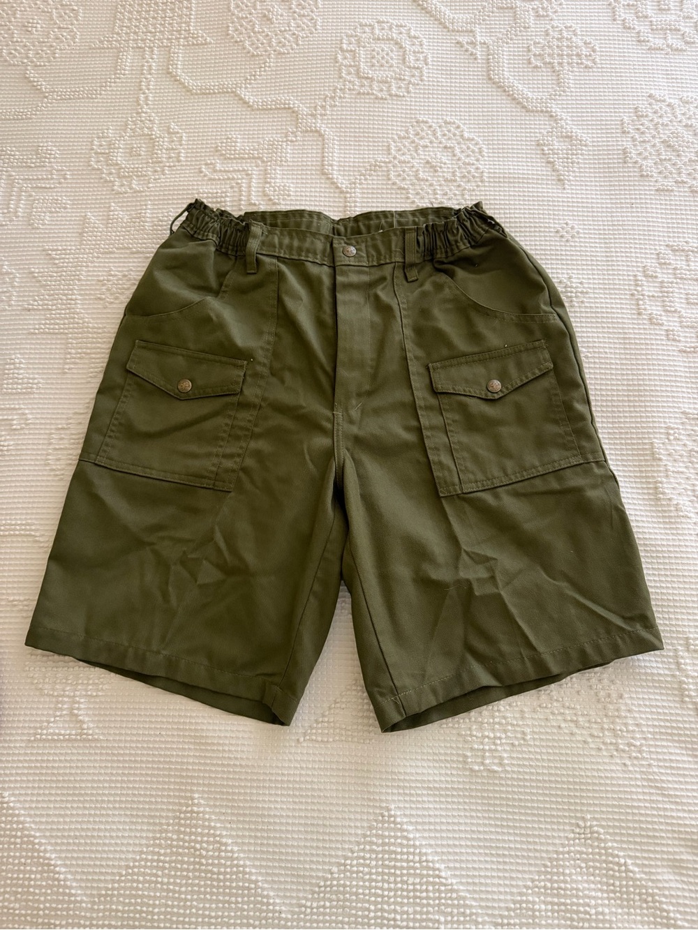 Boy Scout Olive Cargo Shorts